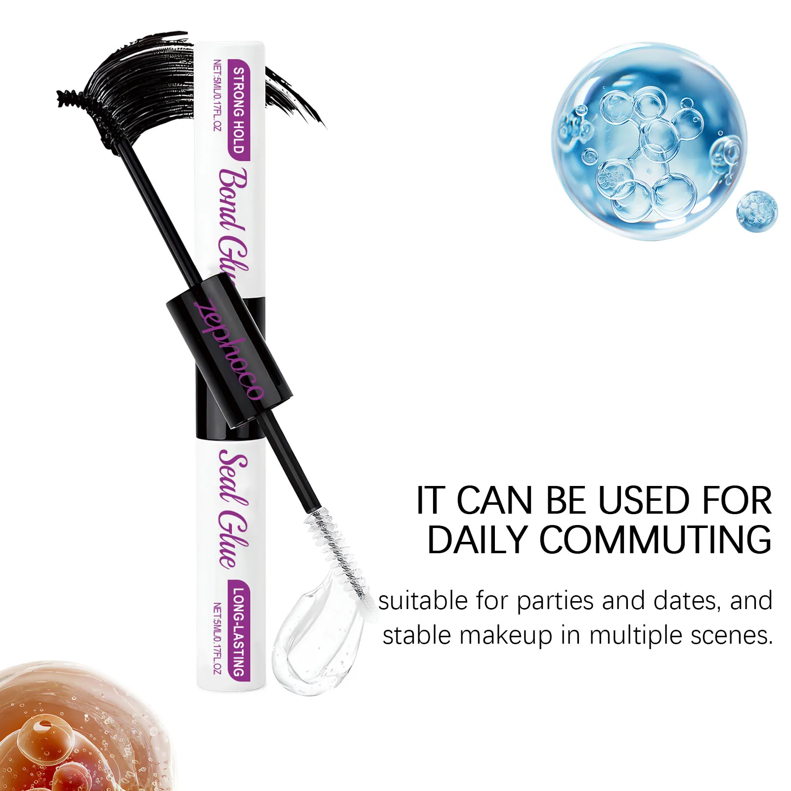 رمش الغراء مقاوم للماء سريع جاف طويل الأمد لا تهيج الرموش المواد اللاصقة قوية ثابتة لاش لاصق رمش الغراء #1