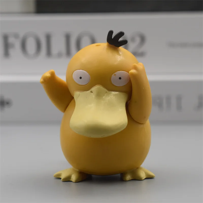 Pokemon Anime Pikachu Psyduck Gengar Machamp Blaziken Arceus Action Figure Cartoon Ornament Doll Kids Fans Gifts Decoration Toys