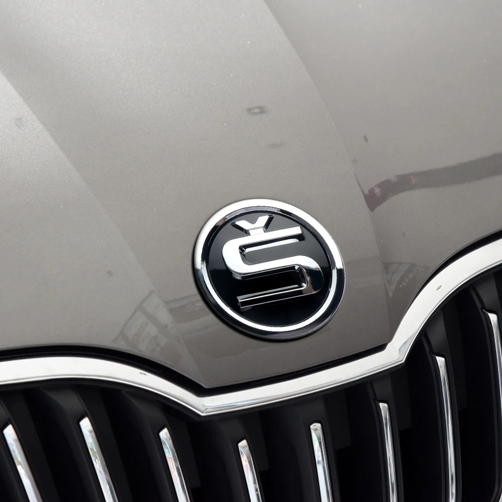 80/90/100mm Auto-Frontmotorhauben-Logo-Ersatz-Aufkleber Kofferraum-Emblem für Skoda S Logo Octavia Mk3 Fabia 2 Superb 2 Kamiq Kodiaq VRS – Detail 15