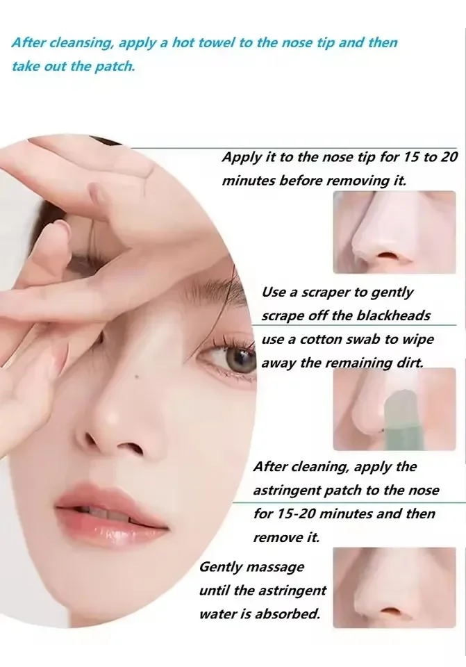 Ergonomic Blackhead & Whitehead Remover Stainless Steel Pore Cleanser for Nose Face Gentle Exfoliating Skin Care Tool
