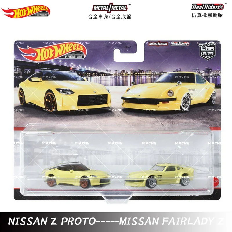 Original Hot Wheels Premium Car Culture 2 Pcak KITT KARR Diecast 1:64 Voiture Lancia Rally Audi Quattro Boys Toys for Children