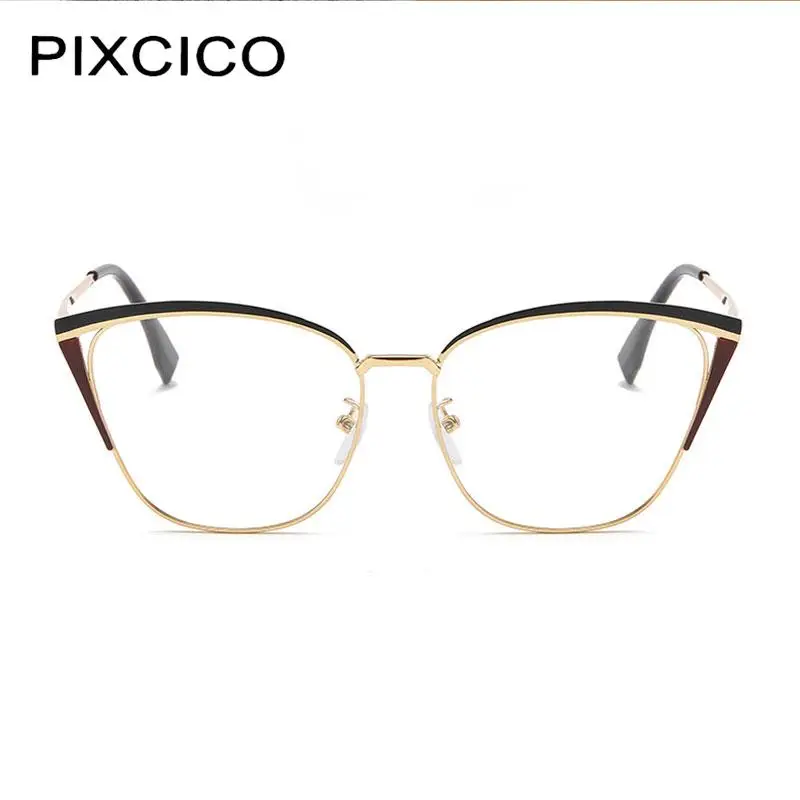 R56771 Fashion Cat Eye Hollow Out Presbyopic Eyewear Dioptric +0.5 ~ +3.0 Women New Metal Coloured Eyebrow Frame Reading Glasses