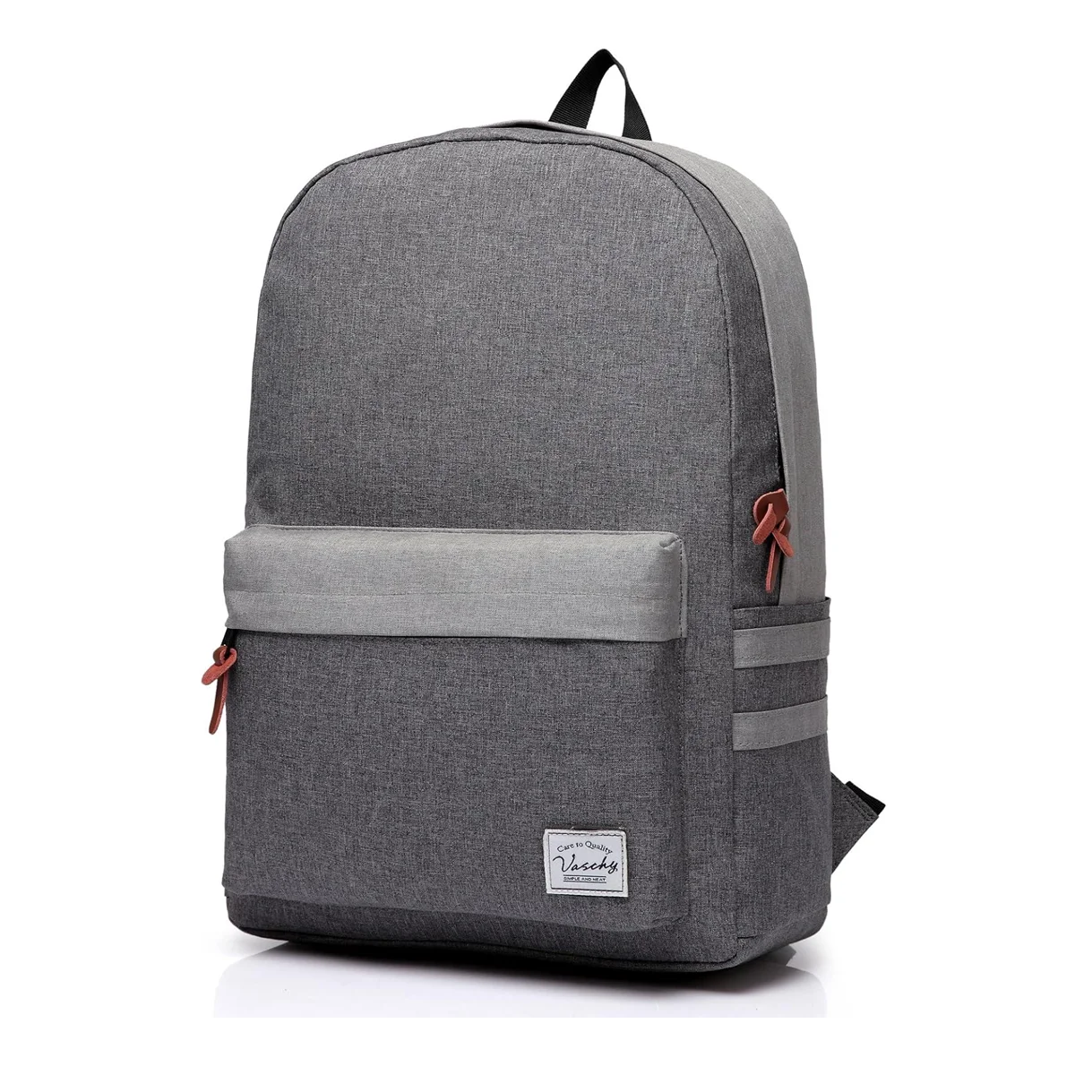 Mochila escolar, mochila con dos compartimentos, mochila escolar para escuela secundaria, adolescente, niño, niña, universidad, trabajo, hombres, mujeres, gris