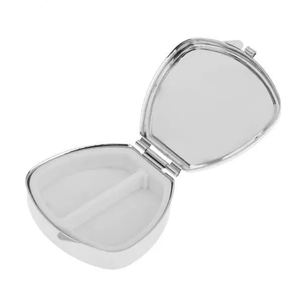 

Lightweight Metal Pill Organizer Box Daily Medicine Case Pill Container for Business Travel Home Use