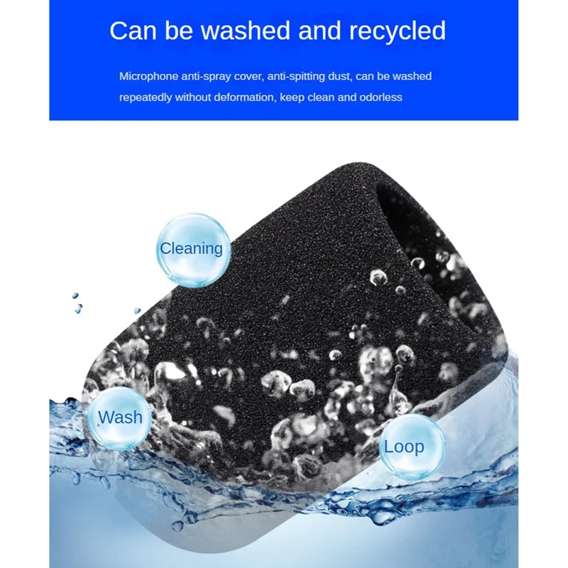 1PC Mic Windscreen Filter For Audio Technica AT2020 ATR2500 AT2035 And Other Large Microphones