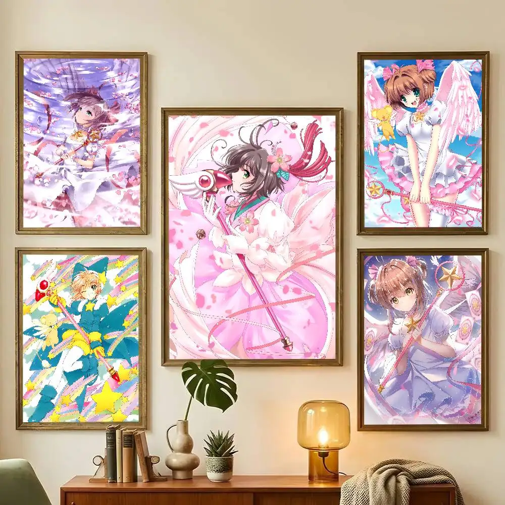 Cardcaptor Sakura Poster Art With Prints Home Bedroom Living Room Decoration Gift