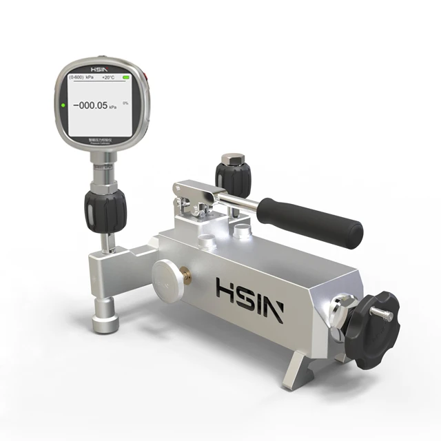 

HSIN 615 Pressure Calibrator Pumps -0.085~70MPa Hydraulic High Pressure Calibration Comparator Pressurized Test Pump