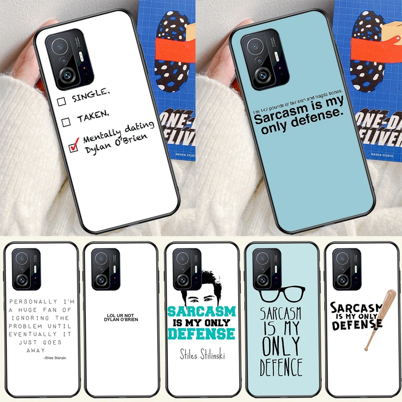 Teen Wolf Quotes TV Series Cover For Xiaomi 14 13 Ultra 11T 12T 13T 14T Pro POCO X7 Pro X3 X5 F3 F5 F6 M6 X6 Pro Case