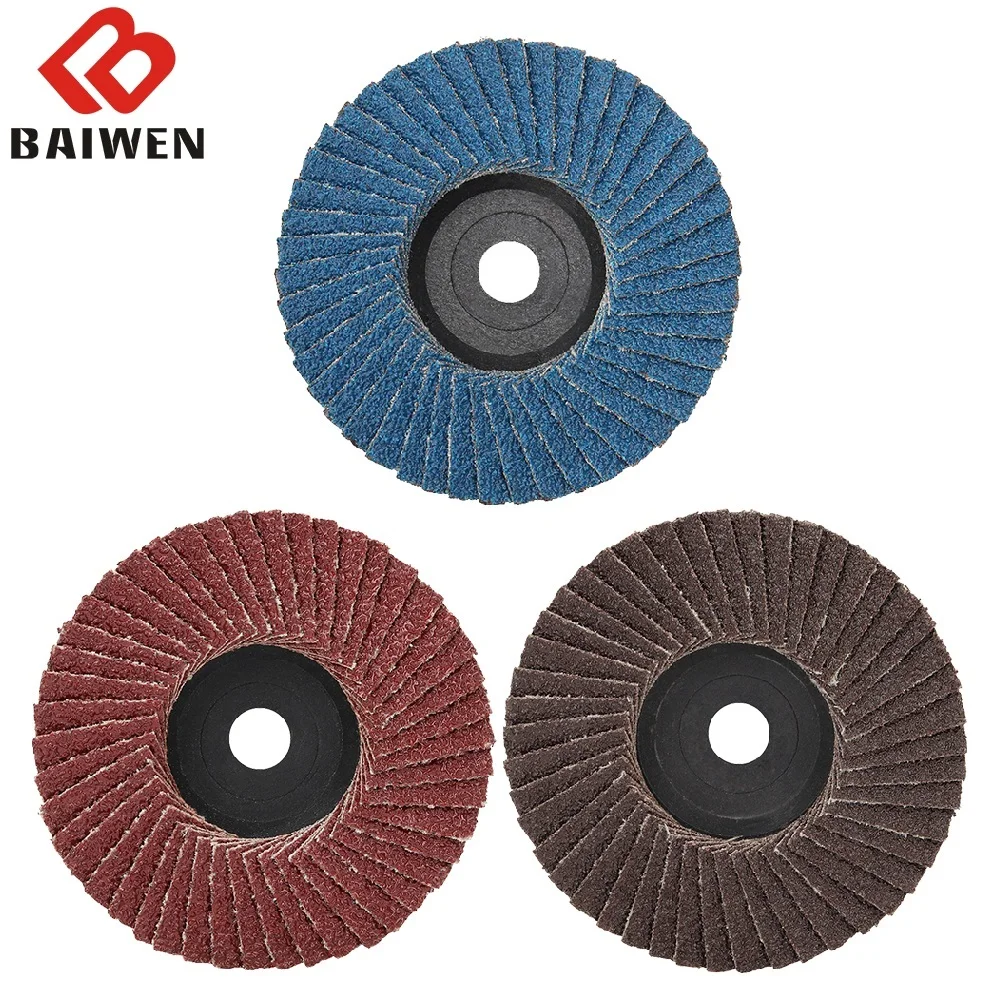 

1pcs 3 inch Flat Flap Discs 75mm Grinding Wheels Wood Cutting Carbon Steel Angle Grinder Sanding Abrasive Discs 60/80 Grit