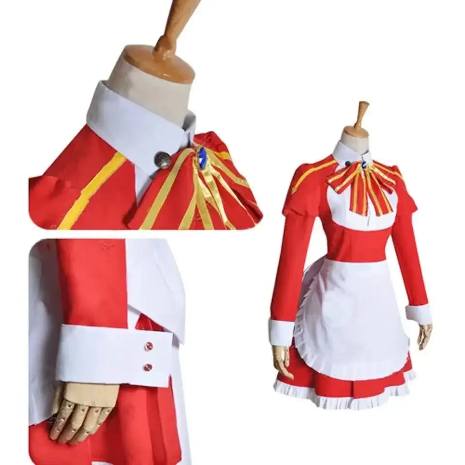 SingXeng Anime Sword Art Online SAO Shinozaki Rika Cosplay Costume Uniform Custom Made Women Maid Dress Halloween