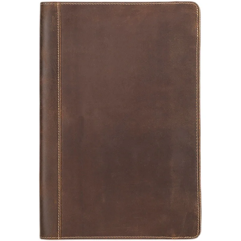 Vintage Crazy Horse Show Leather Case, Suitable for MacBook Pro 16 2021 2023, Full-Grain Cowhide, Ultra-Thin and Lightweight, 36.5X25.7X 2.5cm
