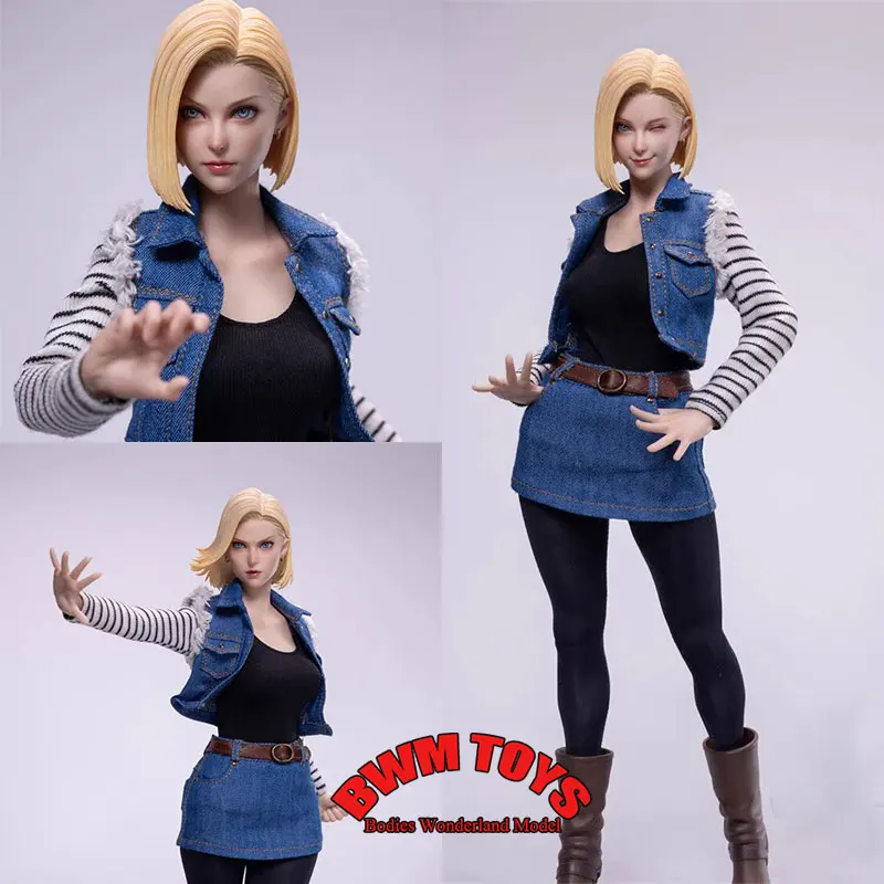 

VHTOYS VH001 1/6 Scale Female Soldier Short Hair Movable Eyes Girl Head Carving For 12inch Pale Skin Action Figure Doll