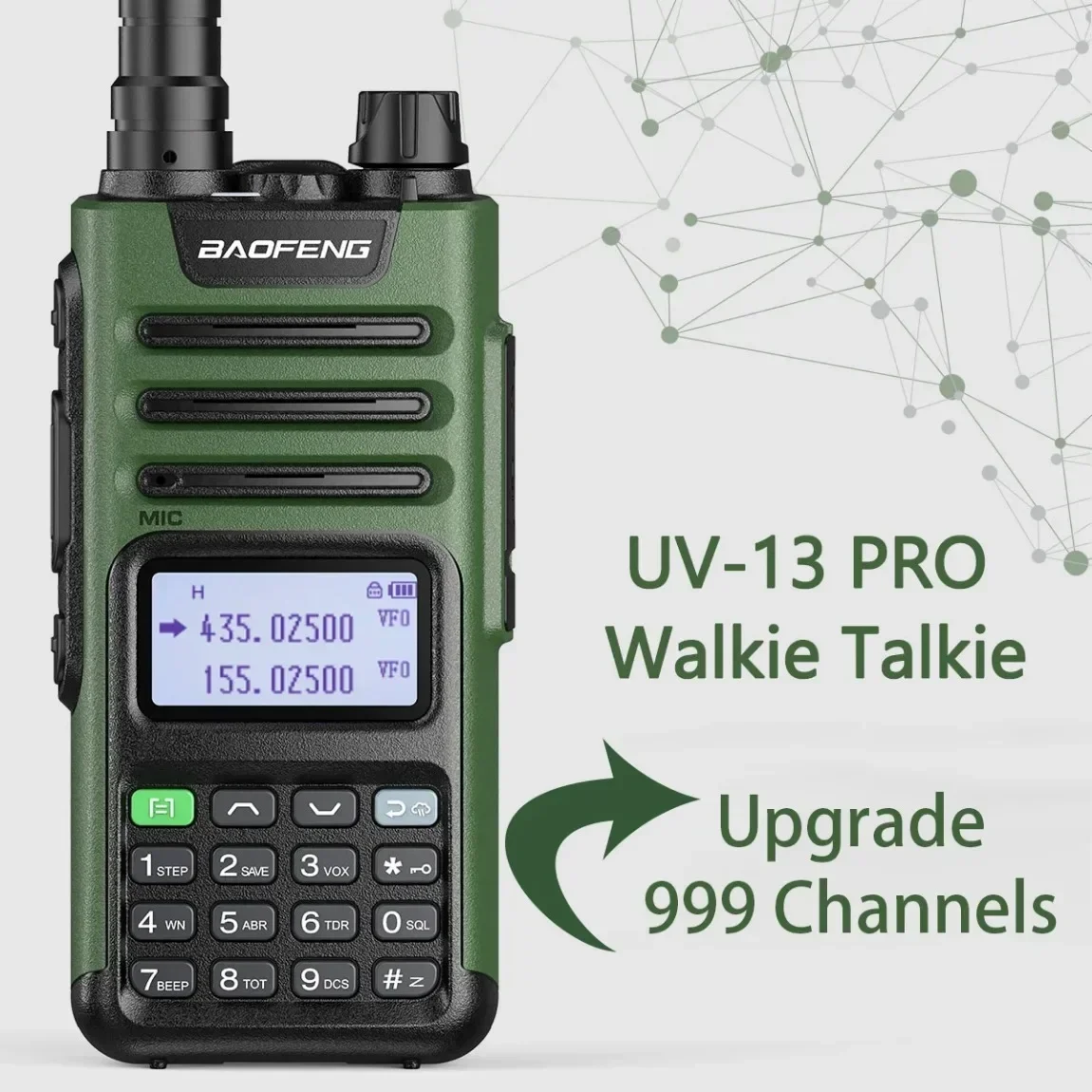 高出力マルチバンドトランシーバー タイプC充電器 長距離 UV-13 UV-5R トランシーバー ハム無線機 双方向無線機 BaoFeng UV-13 PRO V1 V2