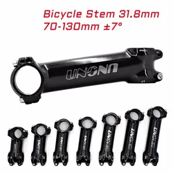 Takeaway 31.8mm Bicycle Handlebar Stem Mtb Bike Table Kalloy UNO 7 Road Power Bicycle Bridge Glossy Finish Stem Extension