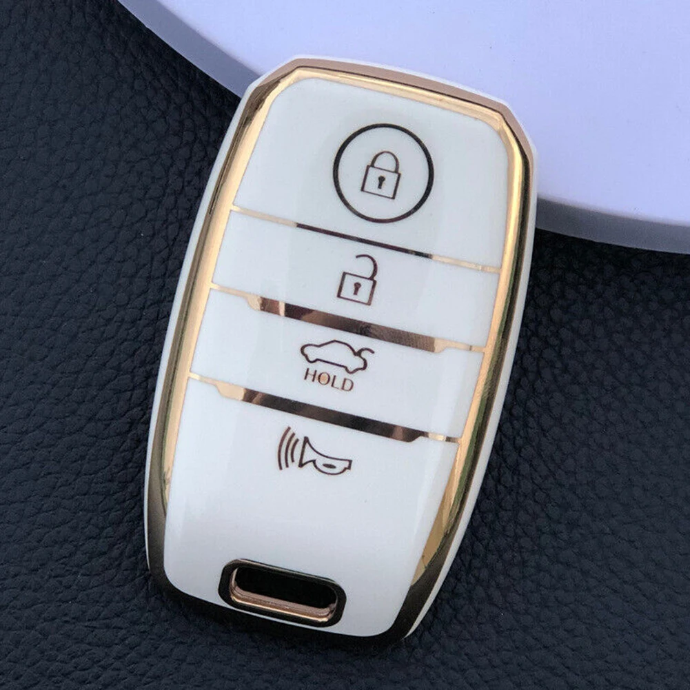 

Luxury Electroplated Key Fob Holder Shell for Kia K5 Sportage Sorento Sportage Long lasting Gloss and Brilliance