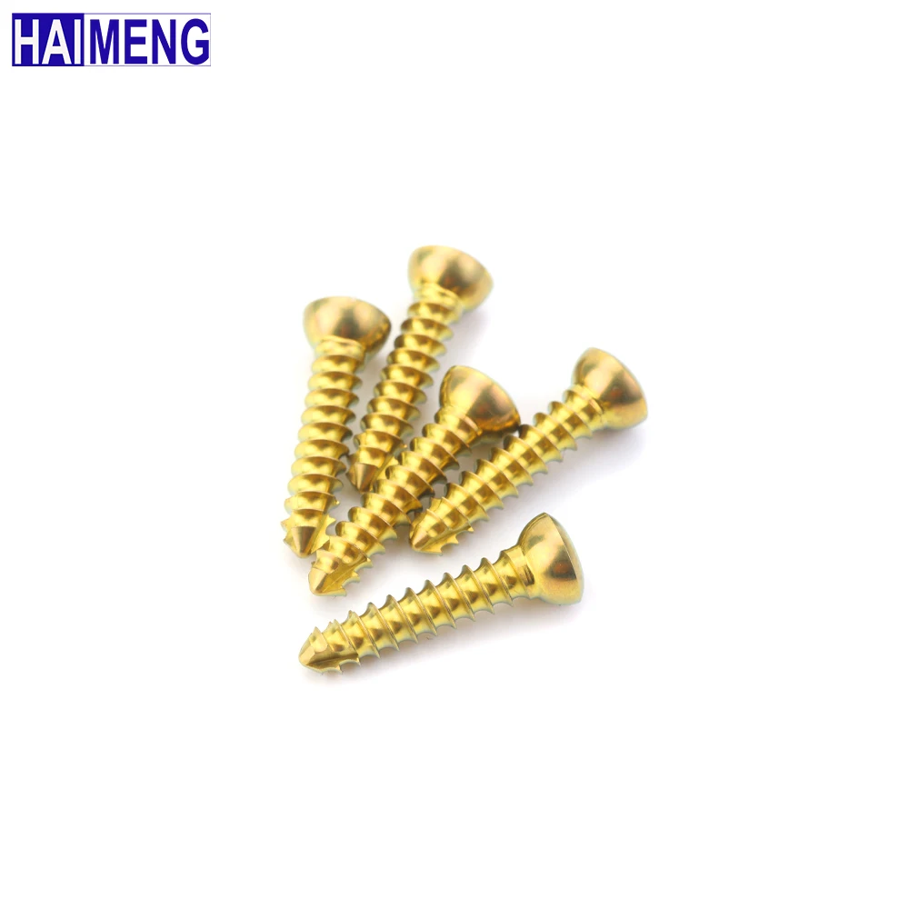 10pcs 1.5mm Titanium Cortical Screw Veterinary Orthopedics Implants,Surgical Instruments for Dog,Pet Product,Dog Accessories