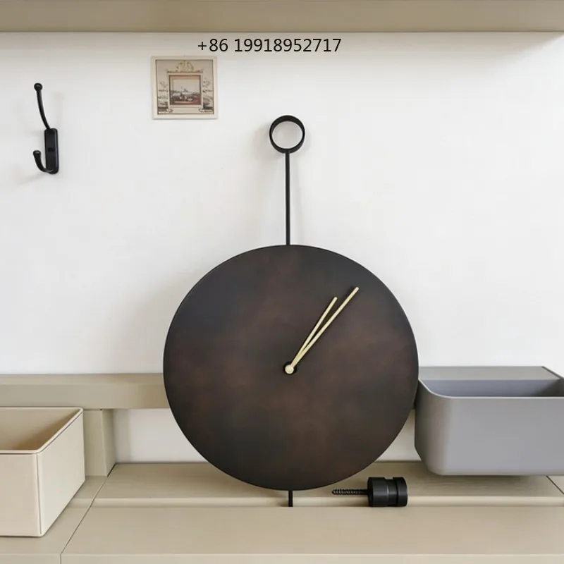 Nordic Metal Wall Clock Modern Minimalist Wall Clocks Fashion High Quality Homed Hanging Clocks Living Room Decoration