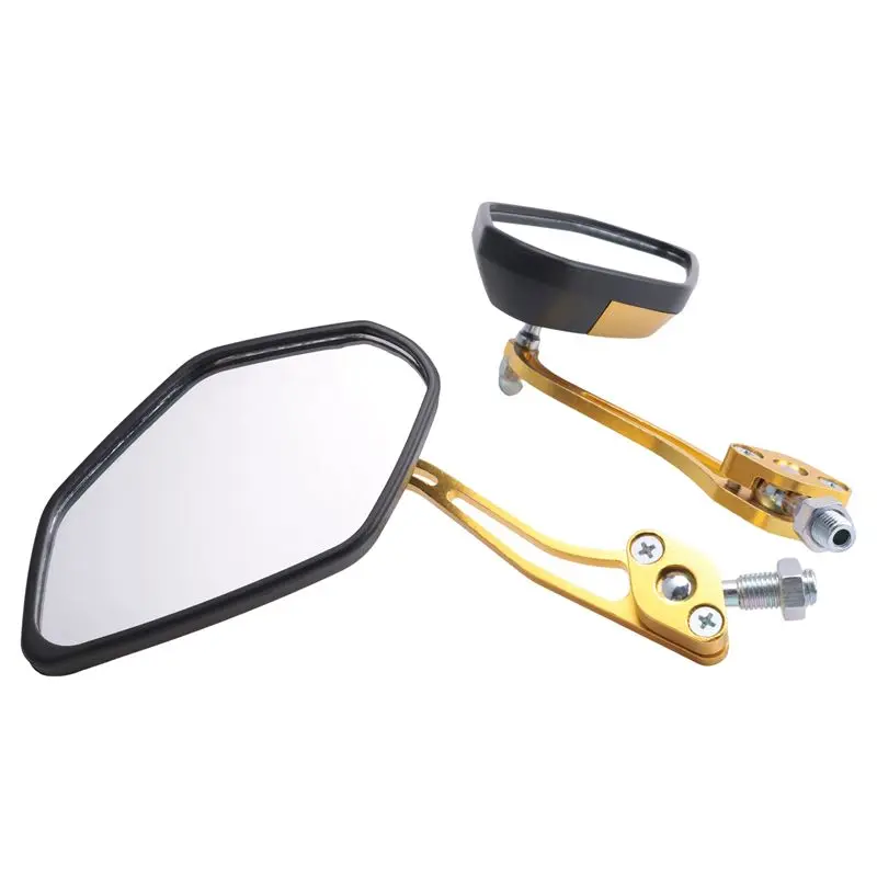 ASMA-2PCS/Set Universal Motorcycle Rearview Mirrors Motorbike 360 Degree Rotation Motorcycle Motorbike Scooter Side Mirrors 8 /