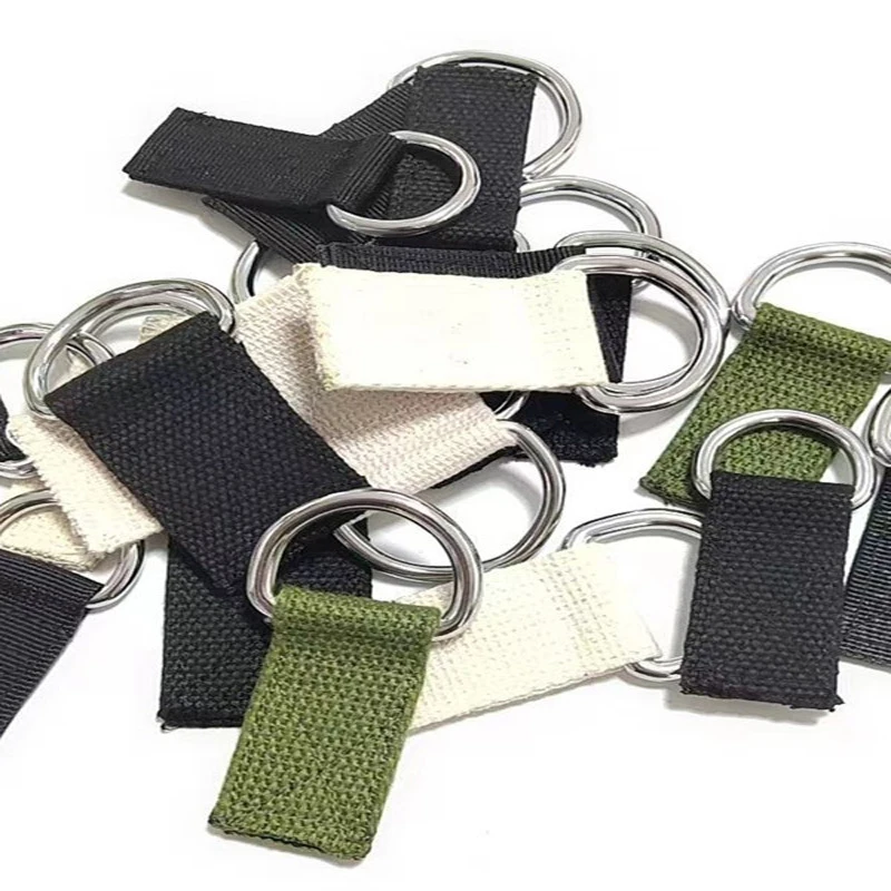 Bag Strap Upgrades Reinforced Side Tab Webbing D Ring Metal Buckle Polyester Cotton Crossbody Shoulder Strap Conversion Hardware