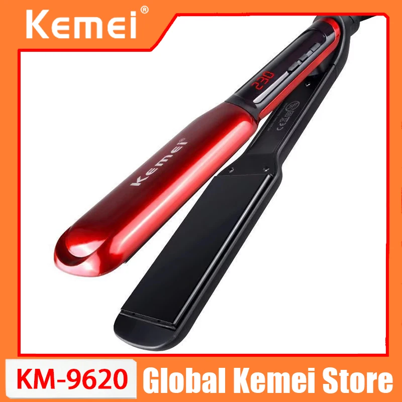 

KM-9620 Professional Hair Straightener Iron Multi-Style Salon Quality Styling Tool for Perfect Hairstyling Hair Care Stack Iron