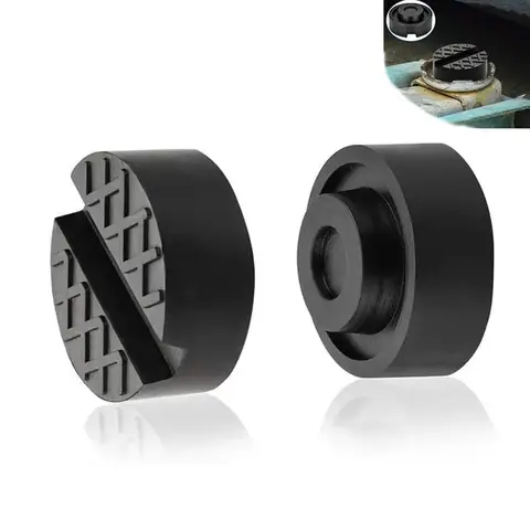 Universal Floor Slotted Car Jack Rubber Pad Pressure Resistant High-strength Automotive Jack Rubber Pad Frame Round Disc Gasket