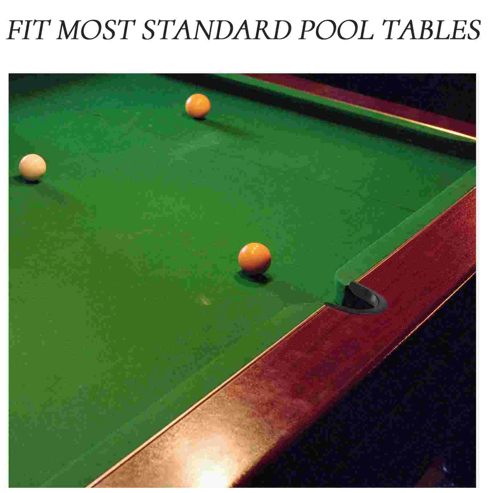 Holes Billiard Bag Ball Blocking Glue Protective Cue Stick Holder Sturdy Pool Table Liner Supplu Black