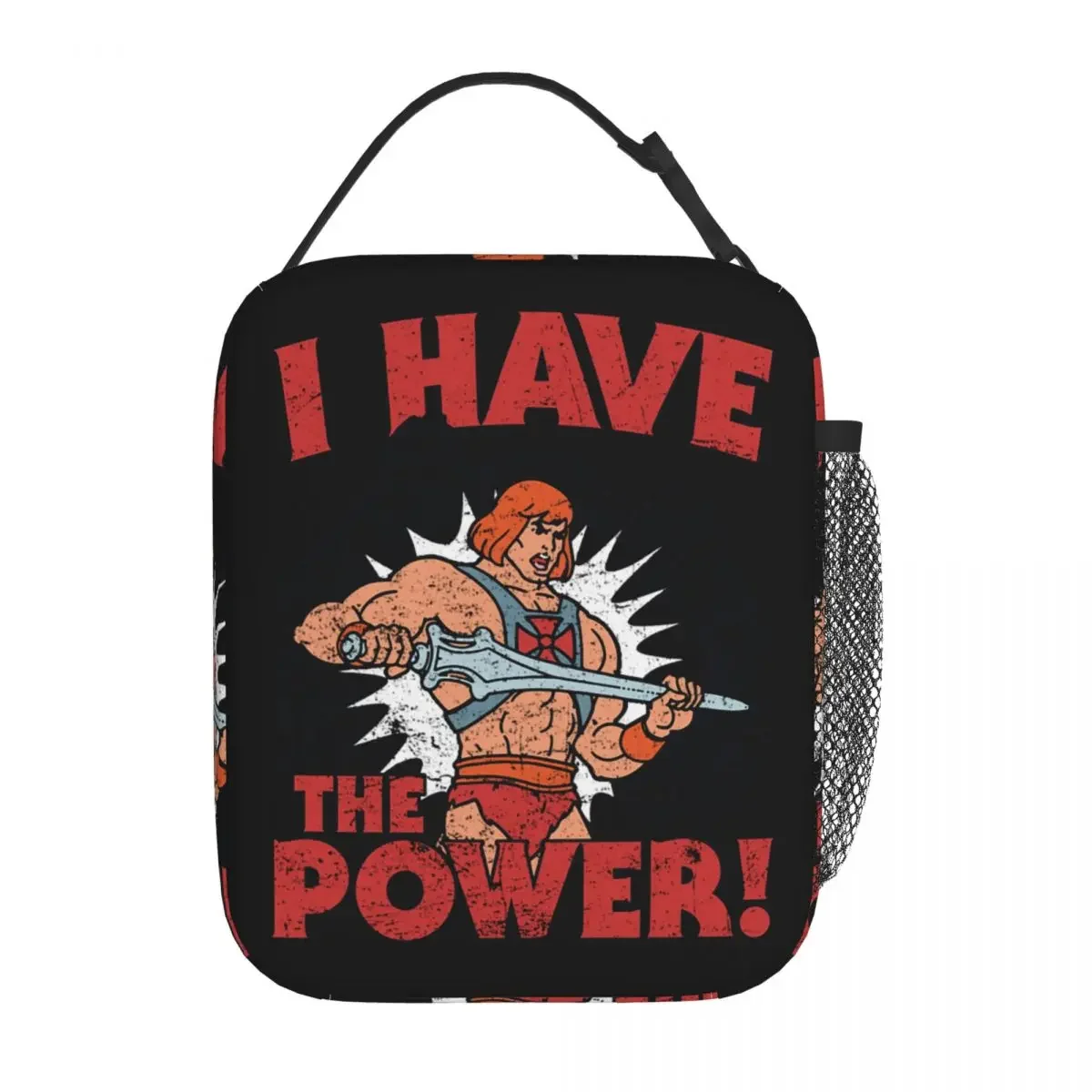 He-Man Masters Of The Universe I Have The Power Insulated Lunch Bag Cooler Bag Reusable Portable Lunch Box Tote Bento Pouch Work