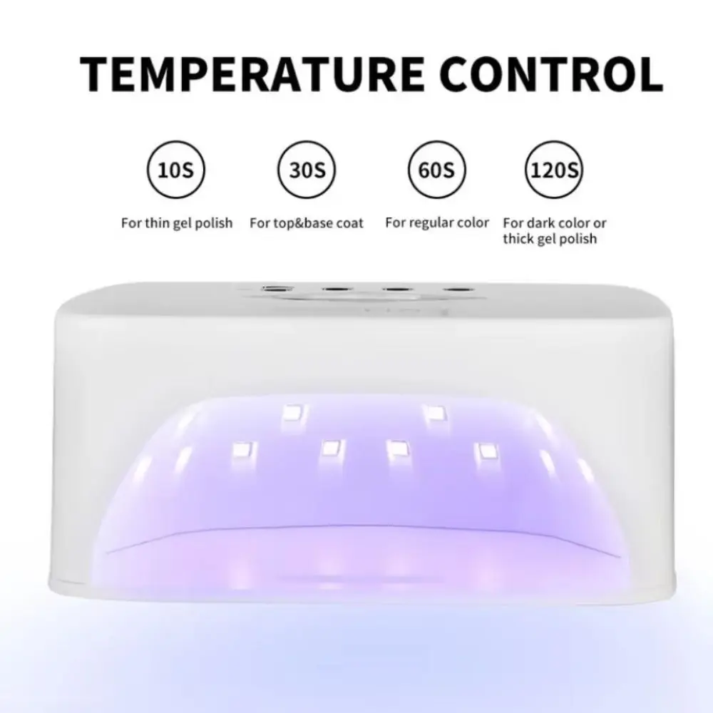 

Automatic Sensor Nail Dryer Removable Bottom Cordless Design UV Led Lamp US Plug 3 Timer Setting Gel Polish Drying Lamp