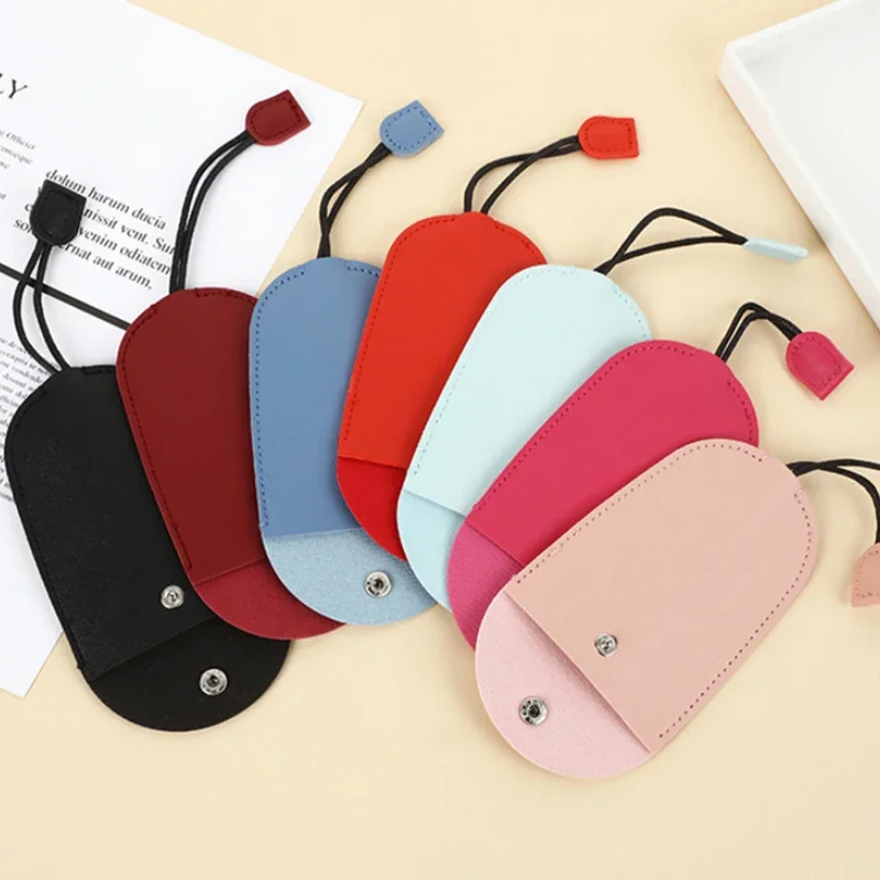 맞춤형 레터링 패션 정품 가죽 소형 여성용 열쇠 지갑 비즈니스 남성용 휴대용 가정용 열쇠 홀더 포켓 자동차 키 슬리브