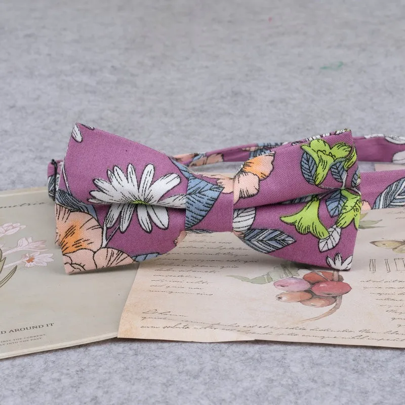 Marke Neue Männer Mode Retro Blume Drucken Bogen Krawatten Für Mann Casual Schule Jungen Katzen Muster Neck Tragen Bowtie Zubehör schmetterling – Detail 35