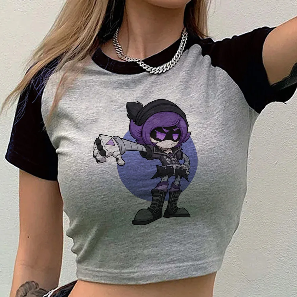 Murder Drones cropped top women scene  cutecore streetwear anime summer t-shirt gyaru summer graphic cheap y2k