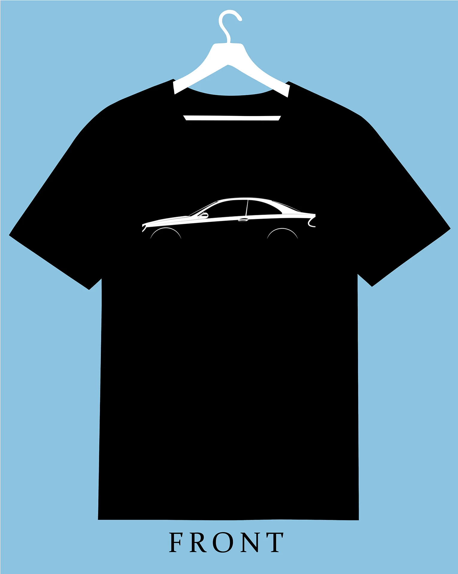 

0877 Mer.ce.des-Ben.z 35 car CLK-Class (W209) Silhouette 2025 Men Women T Shirt Casual Racing Car fans Logo tee Enthusiast Graph