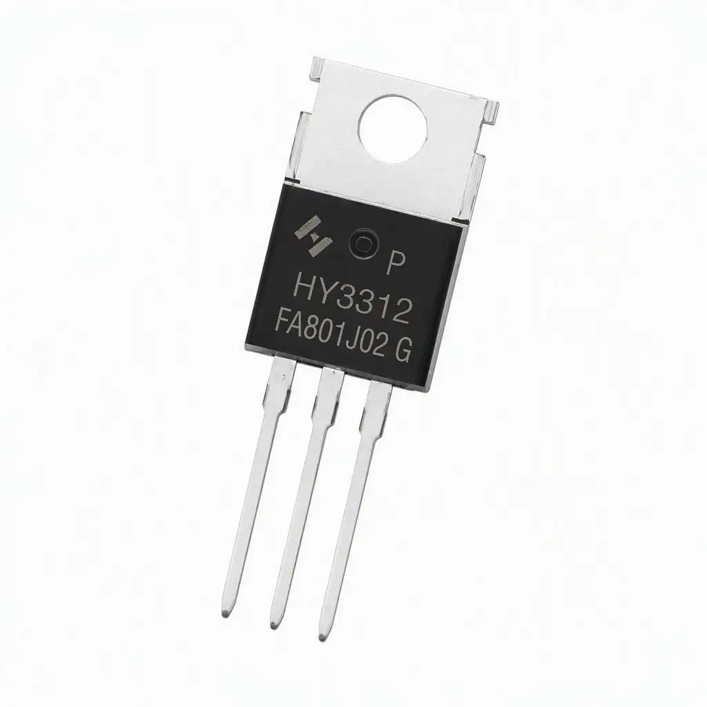 (10 pcs) HY3312P TO-220FB-3L HY3312 - N-Channel Metal-Oxide-Semiconductor Field-Effect Transistor 125V 130A 9mΩ