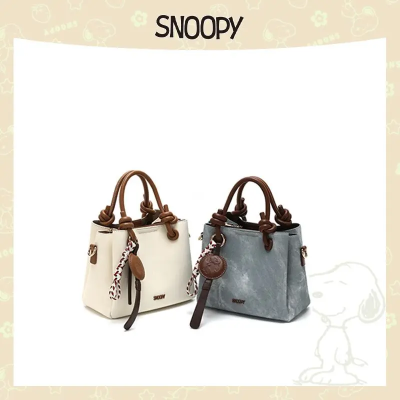 

Snoopy cartoon merchandise cute bucket handbag creative women high-end minimalist shoulder crossbody bag Valentine's Day gift