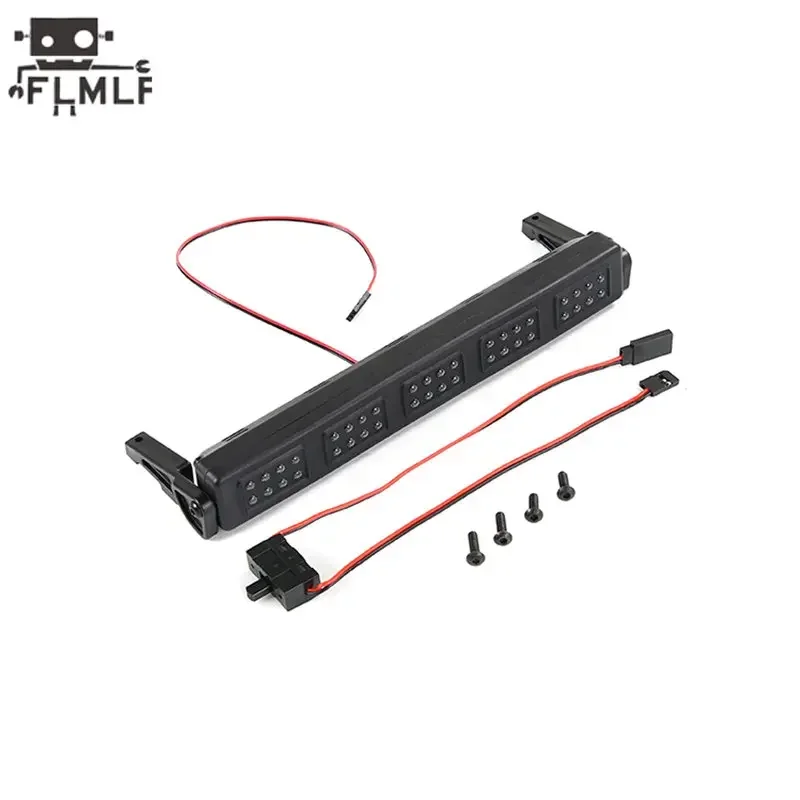 1/5 HPI ROVAN KM BAJA ROFUN BAHA 5SC 5TS LT WLT 트럭 장난감 부품 용 LED 라이트 키트 (긴)가있는 Rc 자동차 플라스틱 스퀘어 스포트라이트