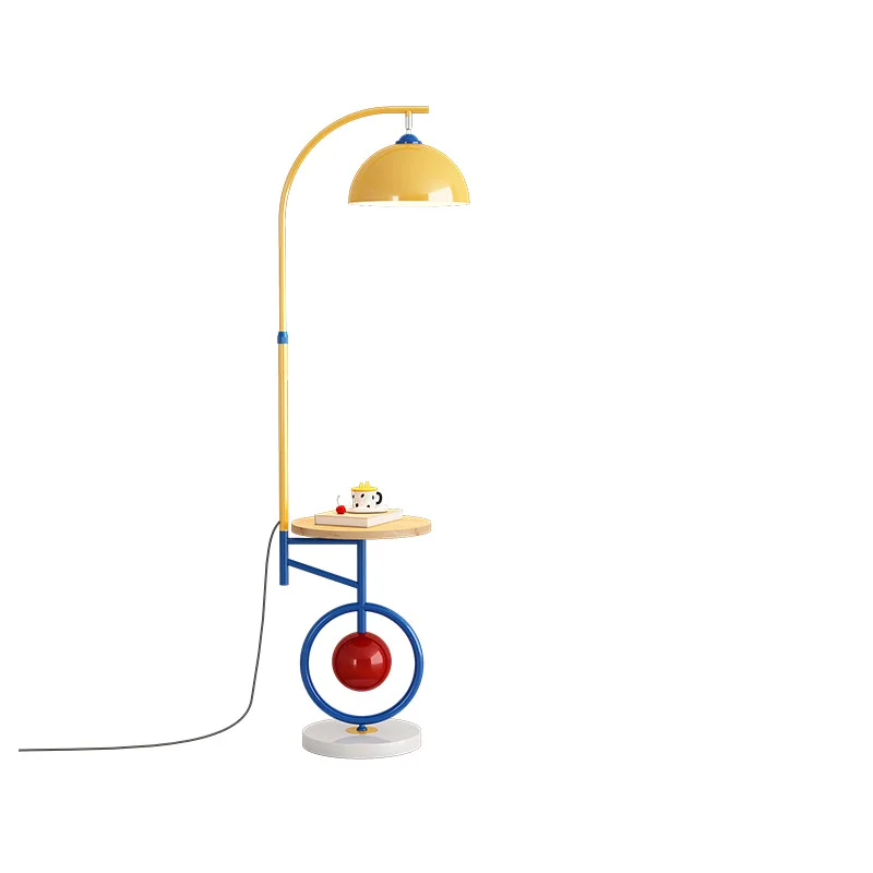 

Living room, sofa, ambient lamps, dopamine shelves, bedroom bedside table, integrated desk lamp