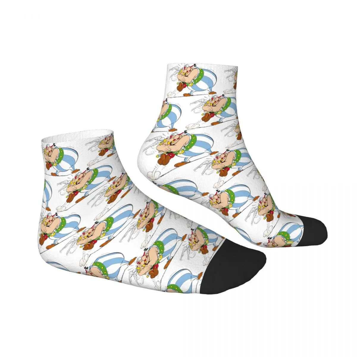 Asterix And Obelix Dogmatix Socks Harajuku High Quality Stockings All Season Socks Accessories for Unisex Gifts