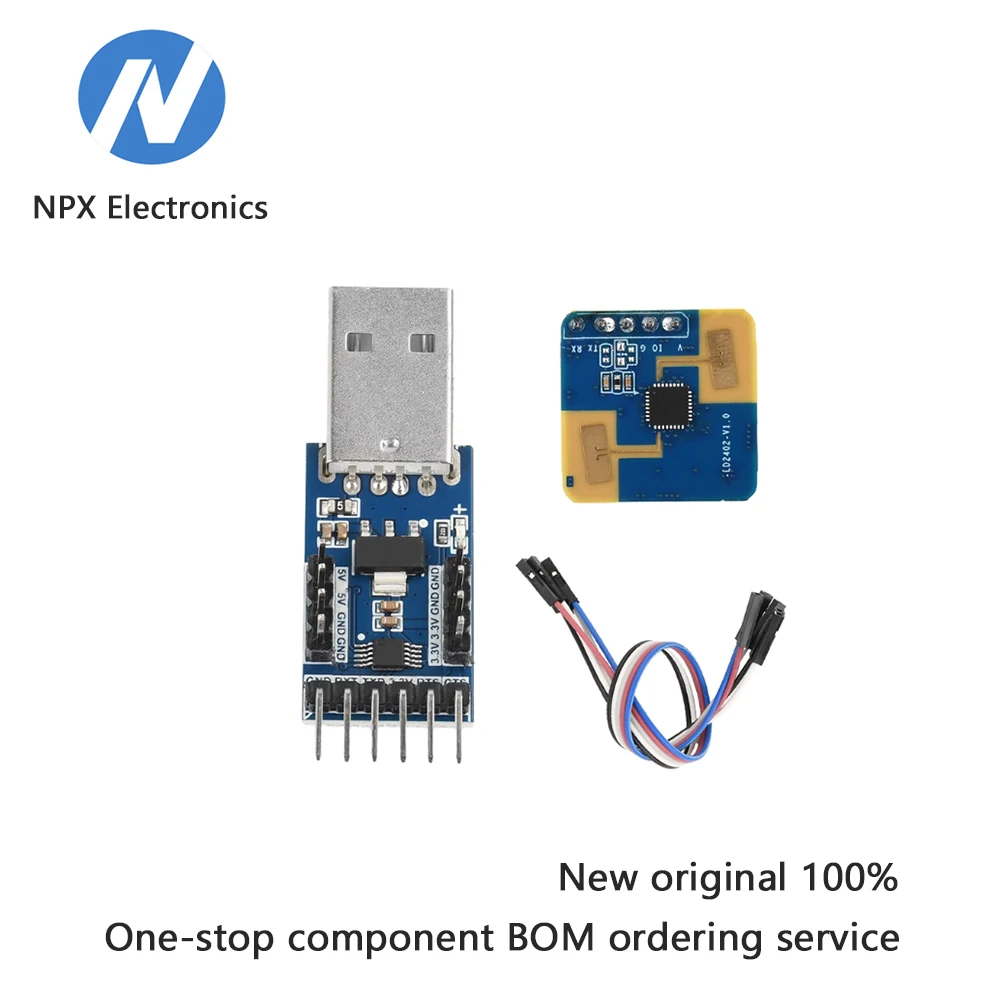 

24G Human Motion and Static Position Sensor - Millimeter Wave Sensor Radar Module for Static Human Presence Detection