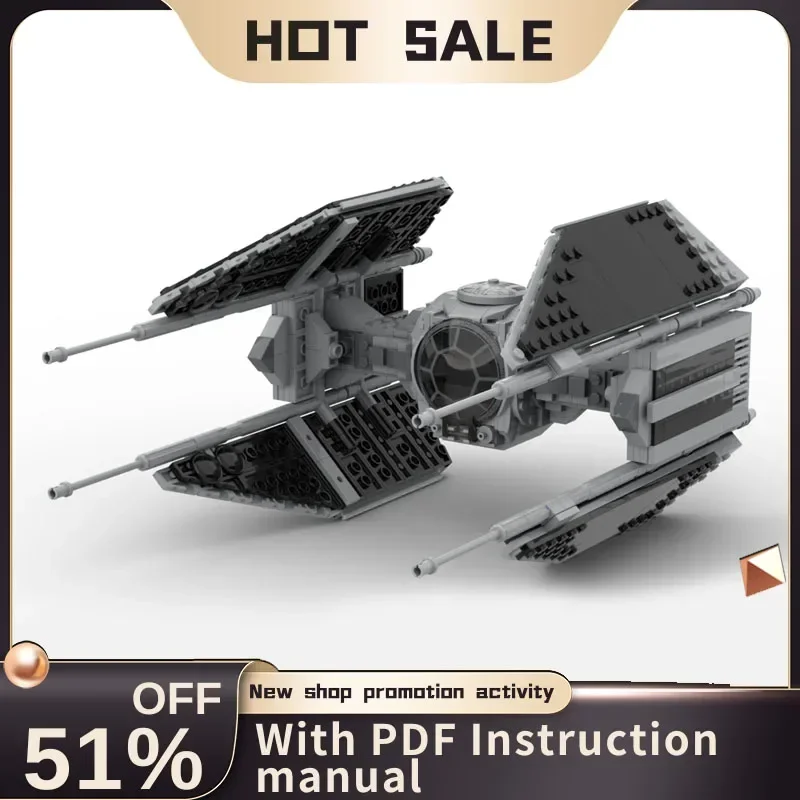 

New 702Pcs Famous Star Battle Movie Moc Crimson Squadron Tie Model Diy Creative Ideas Child Toys Birthday Gifts Custom Puzzle