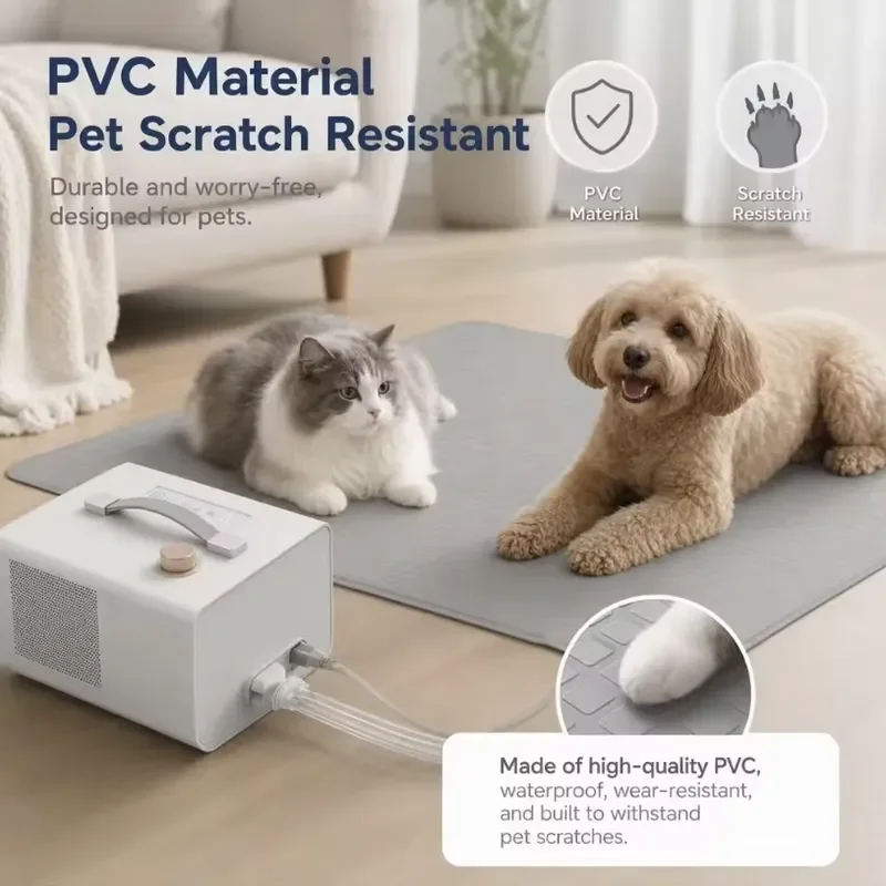 Smart App Control Water Circulation Pet Cooling Heating Pad Temperature Regulation Dog Mat for Summer Winter Comfortable Bed