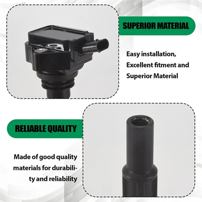 

For Ssangyong Tivoli 1.6L Korando 2.0L 2PCS A1731580103 Car Ignition Coil Car Accessories