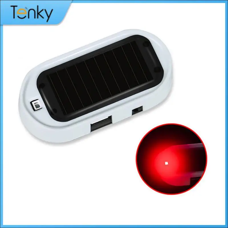 Led Fake Security Light Flashing Imitation Smart Induction Solar Powered Solar Auto Charging Stable Auto Parts Accessories S