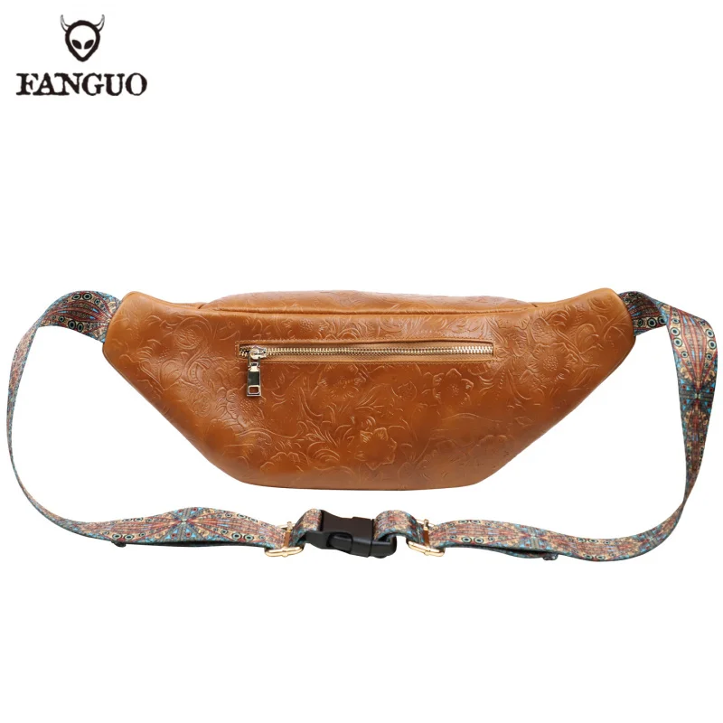 Genuine Leather Men Waist Bag For 8'' IPad Fashion Travel Fanny Pack With Card Holder Male Belt Bag Zipper Bum Bag