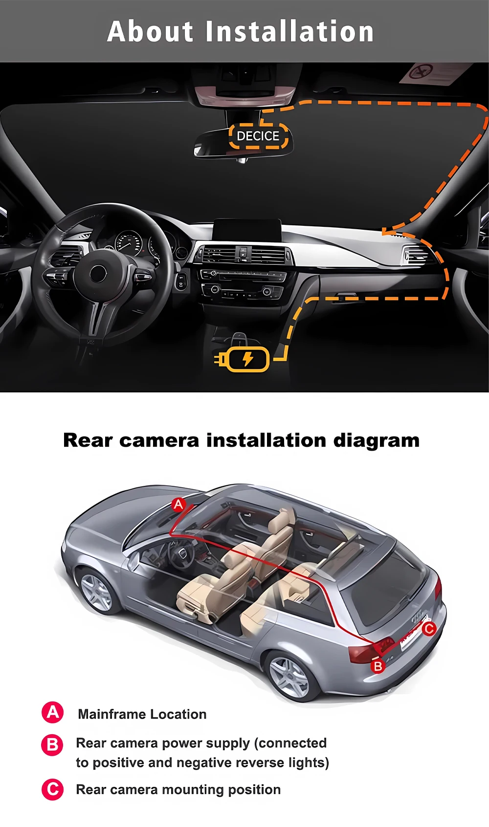 DashCam 4K Mini Auto-DVR-Videorekorder mit GPS-WIFI-Unterstützung, Dual-Objektiv 1080P Rückfahrkamera, Nachtsicht, Black Box, 24-Stunden-Parküberwachung – Detail 14