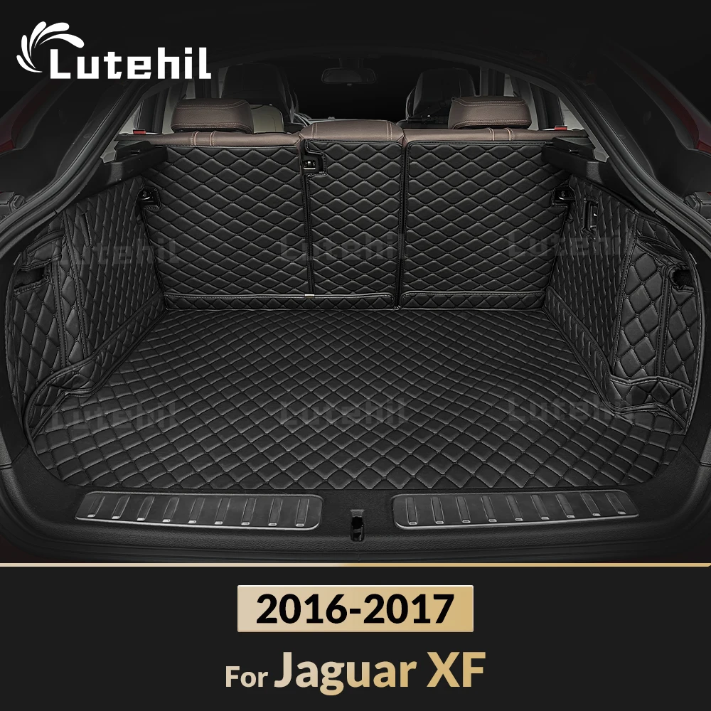 

Для Jaguar XF 2016 2017, авто полное покрытие, коврик для багажника Lutehil, чехол для багажника автомобиля, подкладка для багажника, аксессуары для интерьера