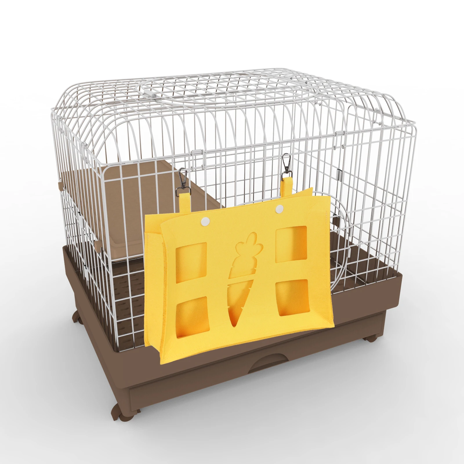 

Rabbit Guinea Pig Hay Feeder Felt Hanging Grass Cage Pet Food Bag Rabbit Hanging Guinea Pig Feeding Hay Bag Pet Supplies