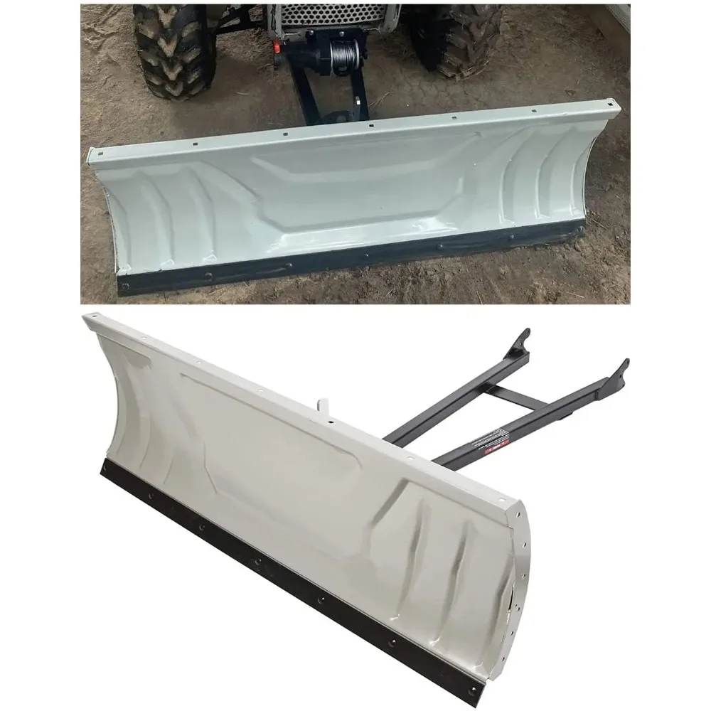 

Snow Plow Blade Universal Kit Steel Adjustable 48 Inch Complete Kit Compatible ATV Honda Kawasaki Polaris Aeon