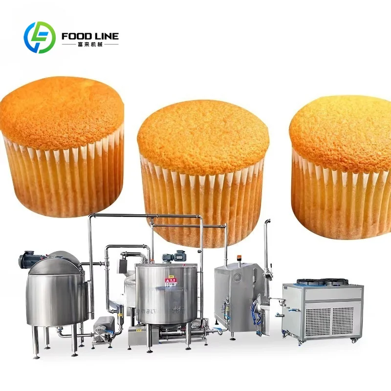 Engineers offer fully automated jam filling cake line for sale
