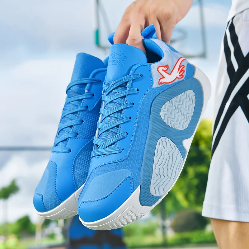 Men's Basketball Shoes Breathable Cushioning Non-Slip Wearable Runing Shoes Gym Training Athletic Basketball Sneakers for men