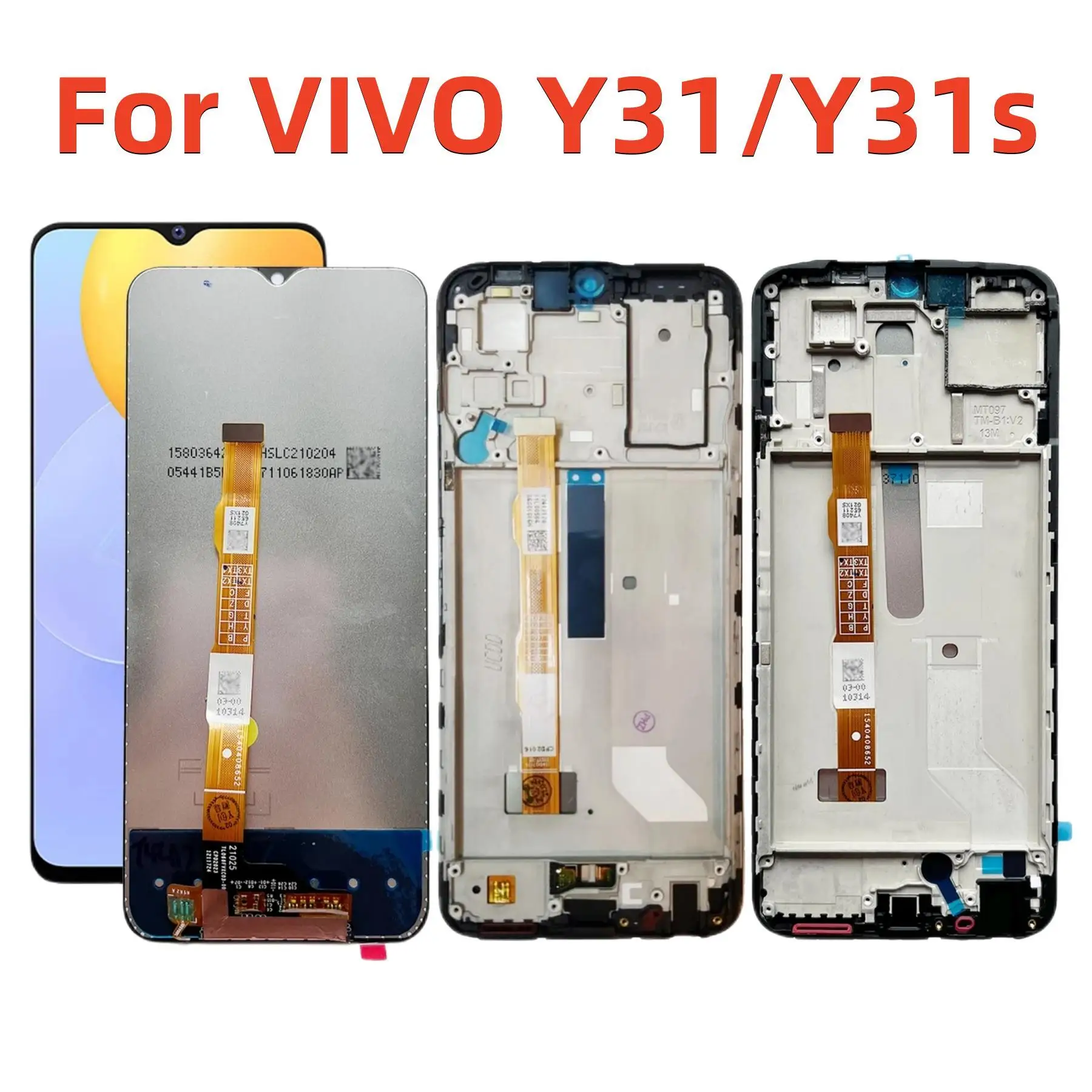 

Original 6.58" For VIVO Y31s 5G LCD Display V2054A Touch Screen Replace Digitizer Assembly For Vivo Y31 Display Repair V2036